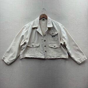 Vintage Tangier Women’s Medium Cropped Denim Jacket